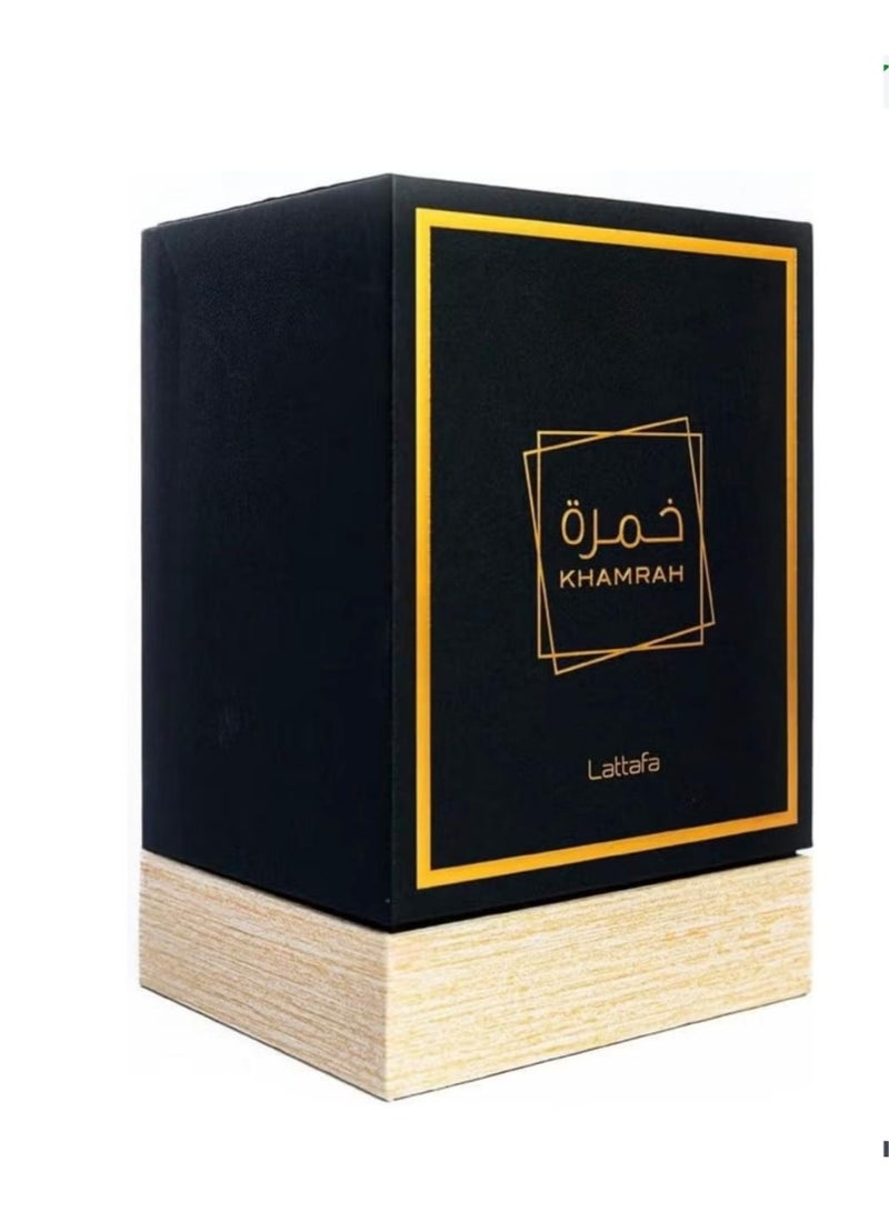 لطافة او دو بارفان خمرة من لطافة للبالغين عطر يدوم طويلا 100 مل ممزوج بعطر خشبي حار مجموعة هدايا العطور للجنسين - Image 3